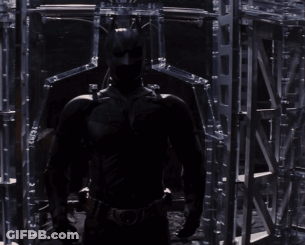 Dark Knight Batman Black Suit GIF