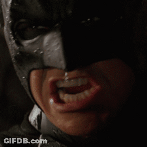 Dark Knight Batman Teeth GIF