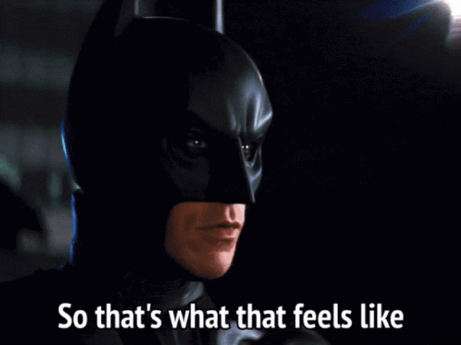 Dark Knight Curious Batman GIF