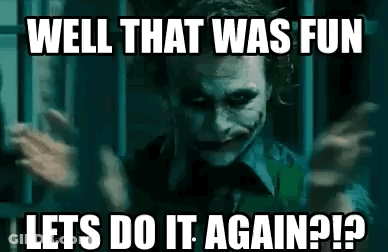 Dark Knight Joker Face Well That Was Fun GIF