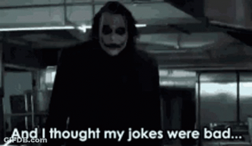 Dark Knight Joker Scary Face GIF