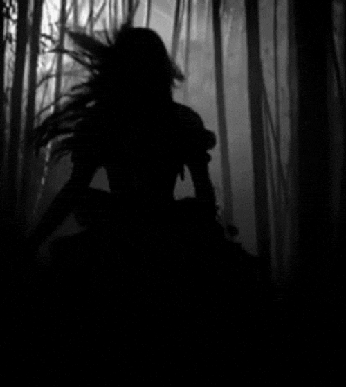Dark Lady Running GIF