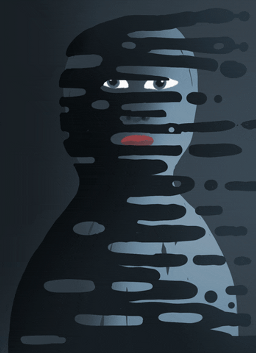 Dark Melting Art GIF
