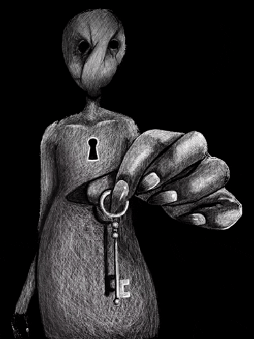Dark Monster Key GIF