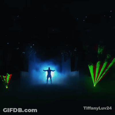 Dark Room Man Silhouette Tiffanyluv24 GIF