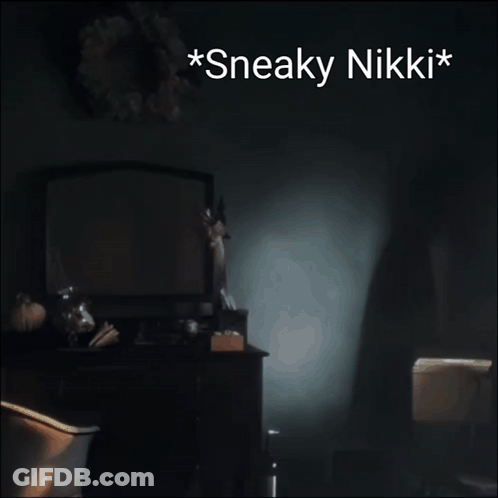 Dark Room Sneaky Nikki GIF