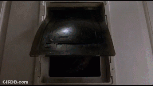 Dark Room With Door Open And Light Shining GIF