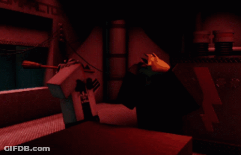 Dark Room With Efacto Sign GIF