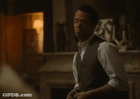 Dark Room With Painting On Wall GIF