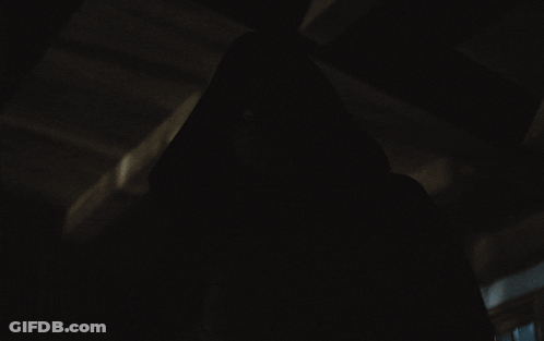 Dark Room With Window And Ceiling GIF