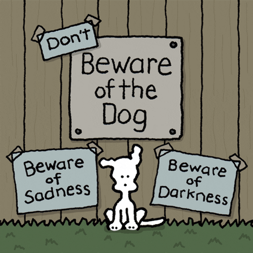 Dark Sad Beware Chippy The Dog GIF