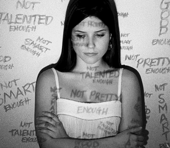 Dark Sad Girl Not Enough GIF