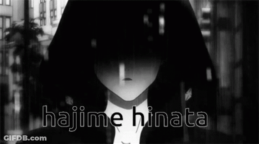 Dark Sad Hajime Hinata GIF