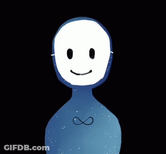 Dark Sad Infinity Heart Smile GIF
