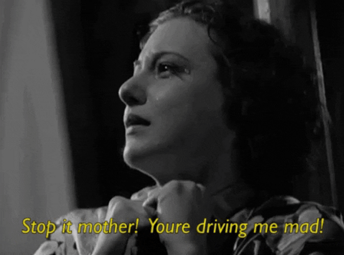 Dark Sad Stop It Mother GIF