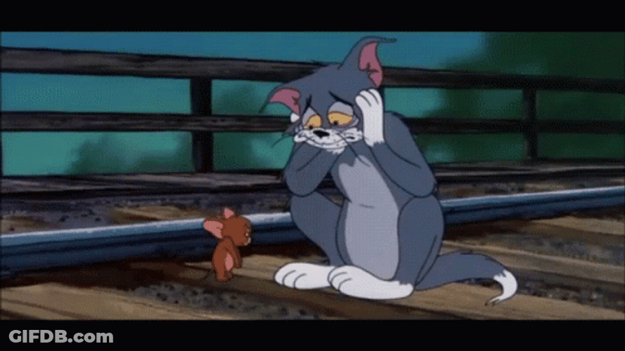 Dark Sad Tom And Jerry GIF