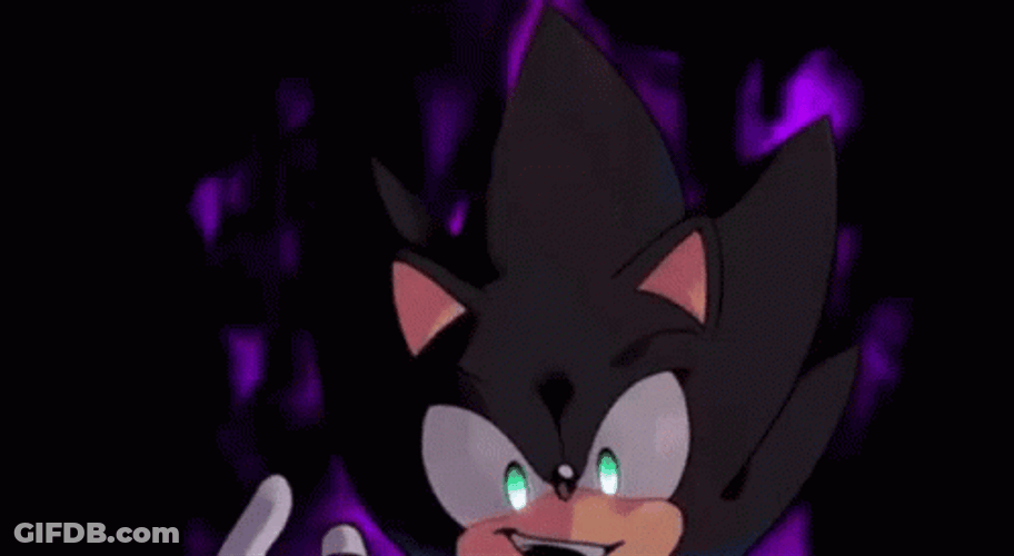 Dark Sonic Evil Smile GIF