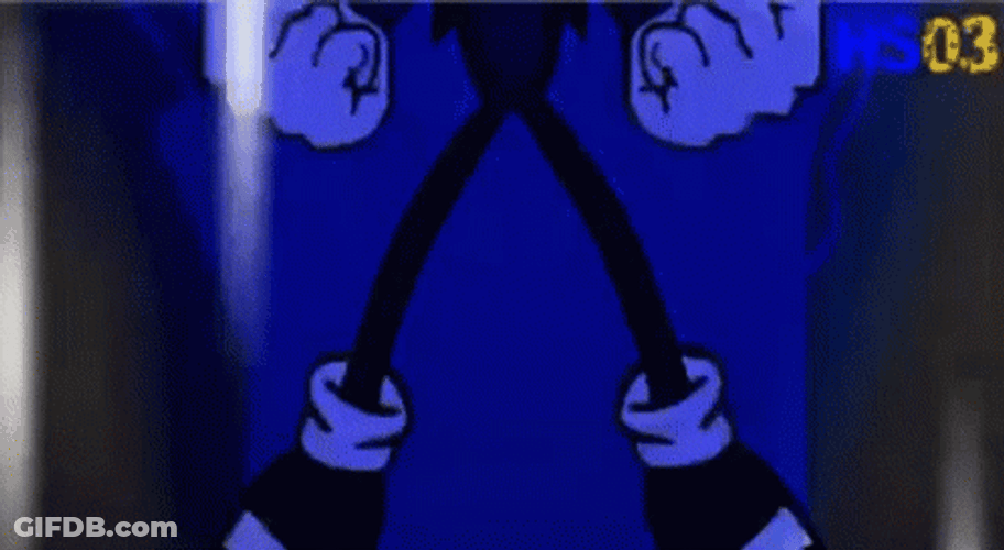 Dark Sonic Superpowers GIF