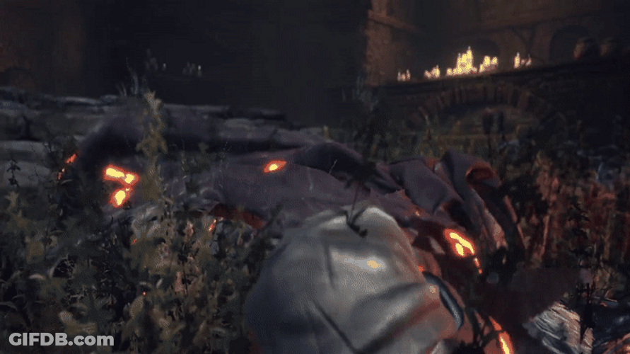 Dark Souls Abyss Watchers Boss Fight GIF