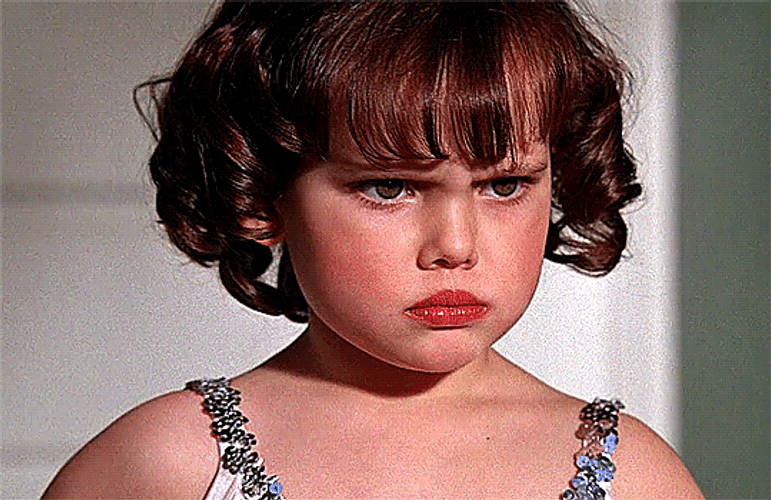 Darla Little Rascals Shocked GIF