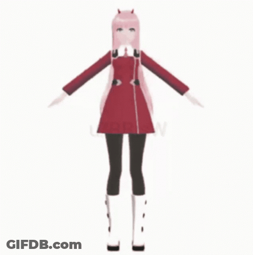 Darling In The Franxx Spinning Zero Two Anime GIF