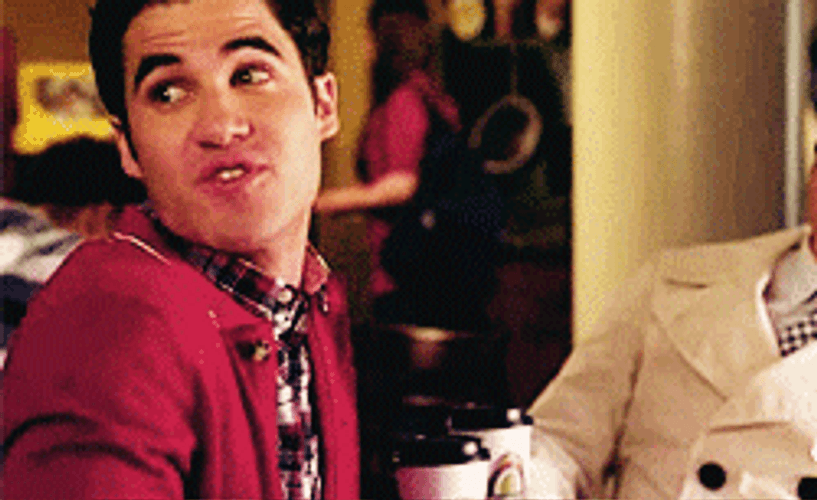 Darren Criss Fingers Crossed GIF