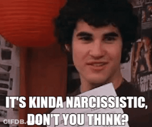 Darren Criss Its Kinda Narcissist Meme GIF