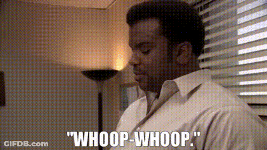 Darryl Whoop Whoop Moment In The Office GIF