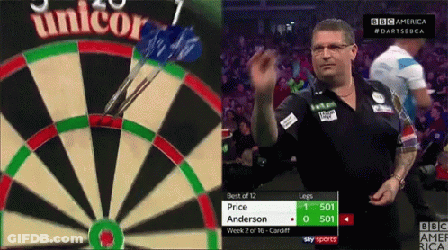 Dart Board Saying Unicorn GIF
