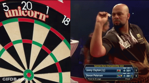 Dart Board Saying Unicorn GIF