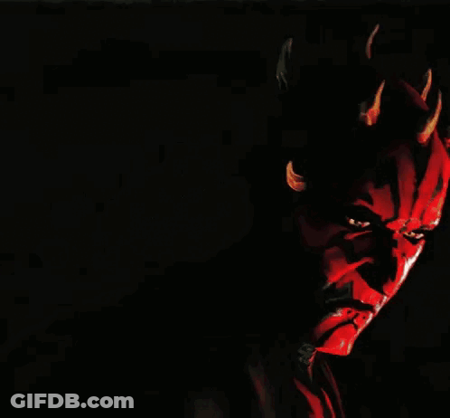 Darth Maul Close Up Face GIF