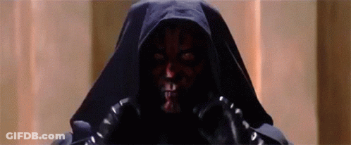 Darth Maul Close Up Hood GIF