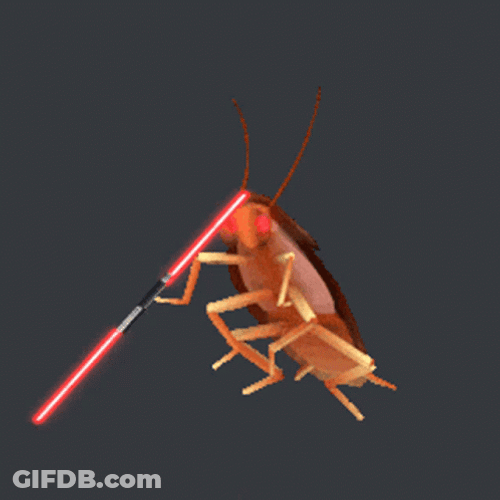 Darth Maul Dancing Cockroach GIF