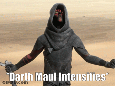 Darth Maul Intensifies GIF