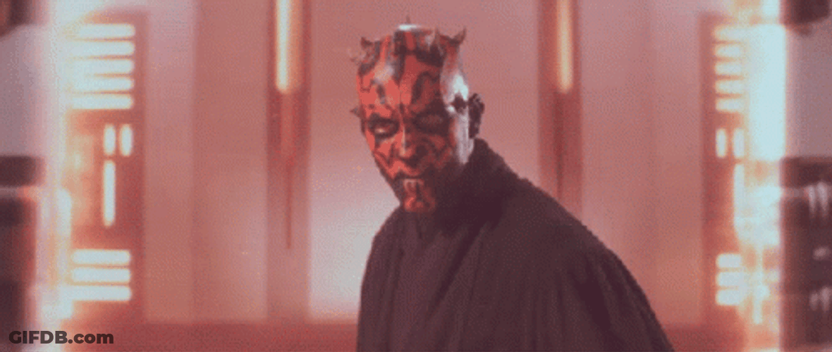 Darth Maul Qui Gon Jinn Scene GIF
