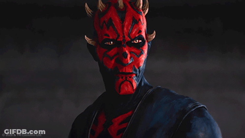 Darth Maul Star Wars Watermark GIF