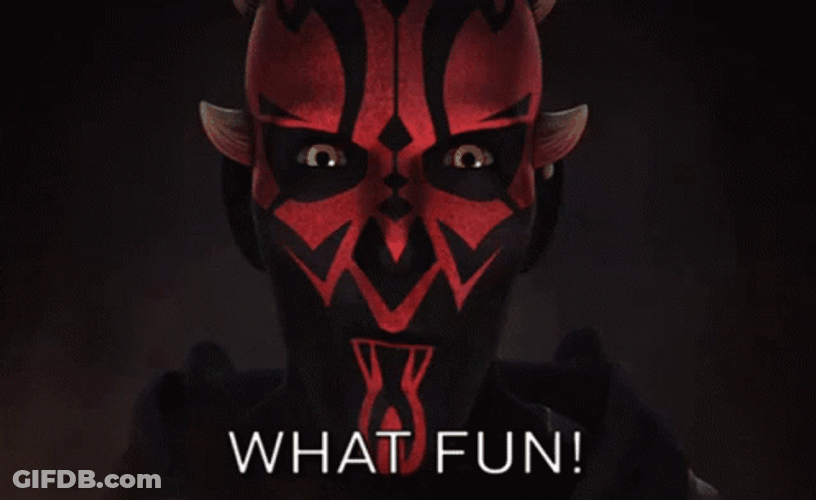 Darth Maul What Fun GIF