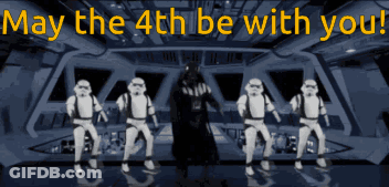 Darth Vader And Stormtroopers Dancing May The 4Th GIF
