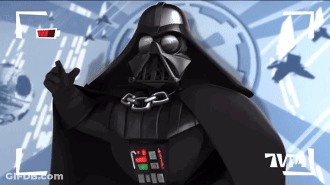 Darth Vader Giving Middle Finger GIF