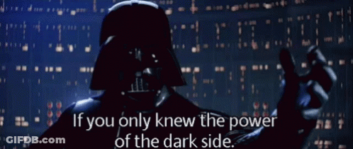 Darth Vader If You Only Knew Dark Side GIF