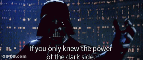 Darth Vader If You Only Knew Dark Side GIF