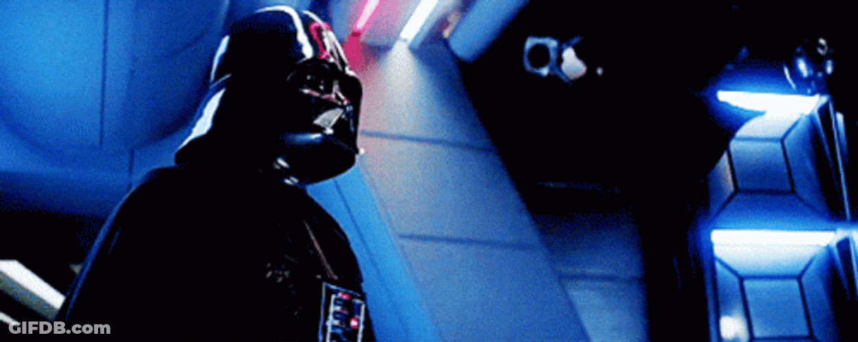 Darth Vader In Command GIF