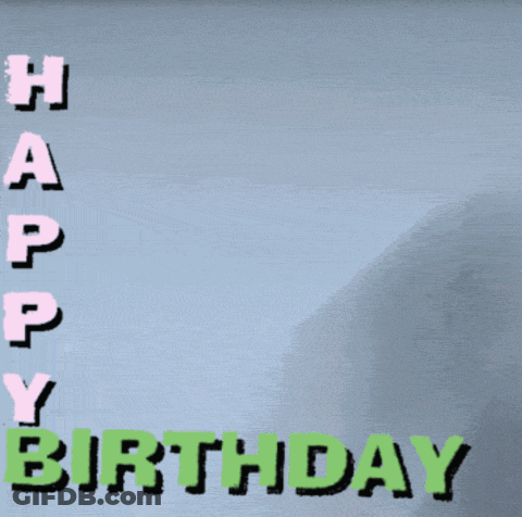 Darth Vader Wearing Helmet With Happy Birthday Text GIF