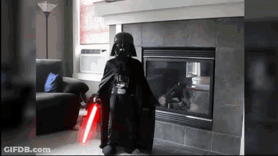 Darth Vader Kid Dancing GIF