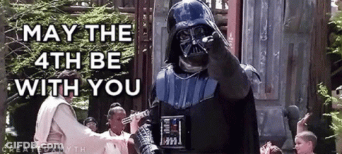 Darth Vader May The 4Th Be With You GIF