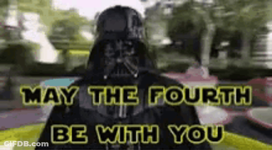 Darth Vader May The 4Th Be With You GIF