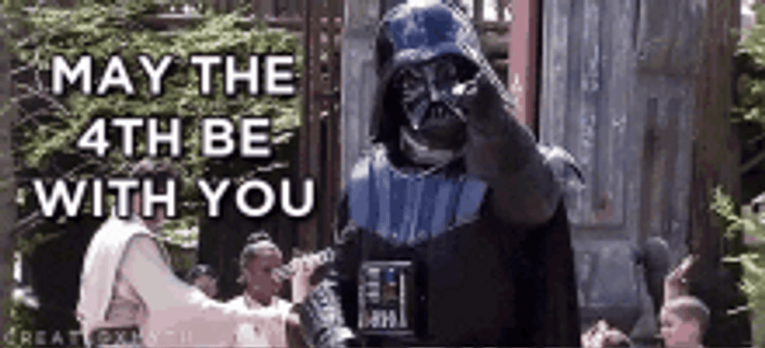 Darth Vader May The 4Th Be With You GIF