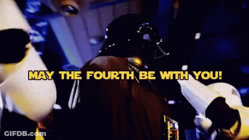 Darth Vader May The Fourth Be With You GIF