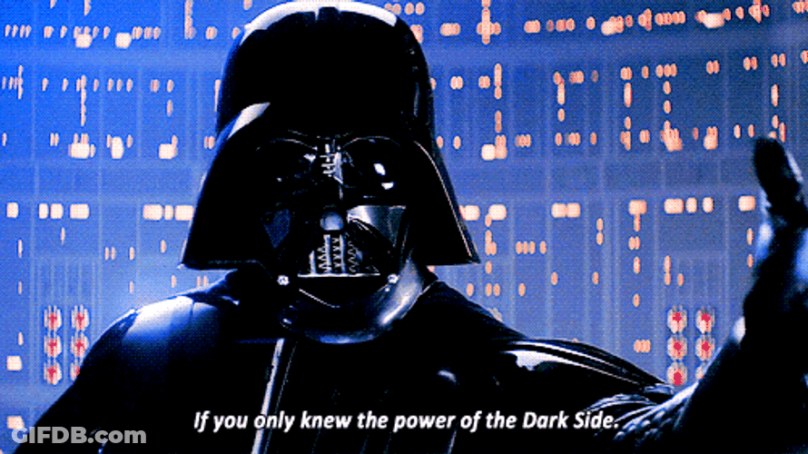 Darth Vader No Being Mad GIF