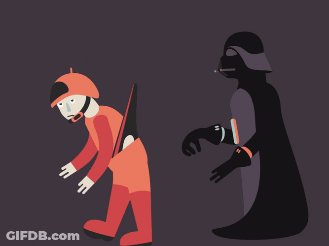Darth Vader No Controlling Power GIF